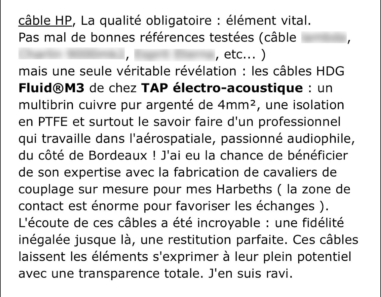 TAP electro-acoustique© - Copyright